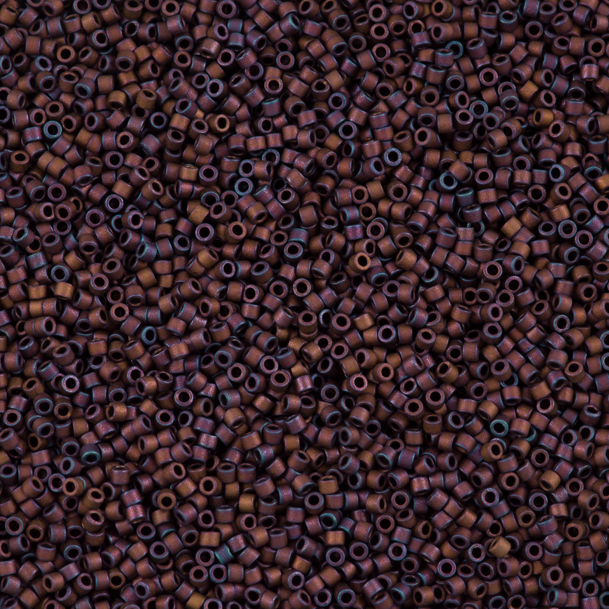 Miyuki Delica Seed Bead 11/0 Matte Metallic Copper 2-inch Tube DB312