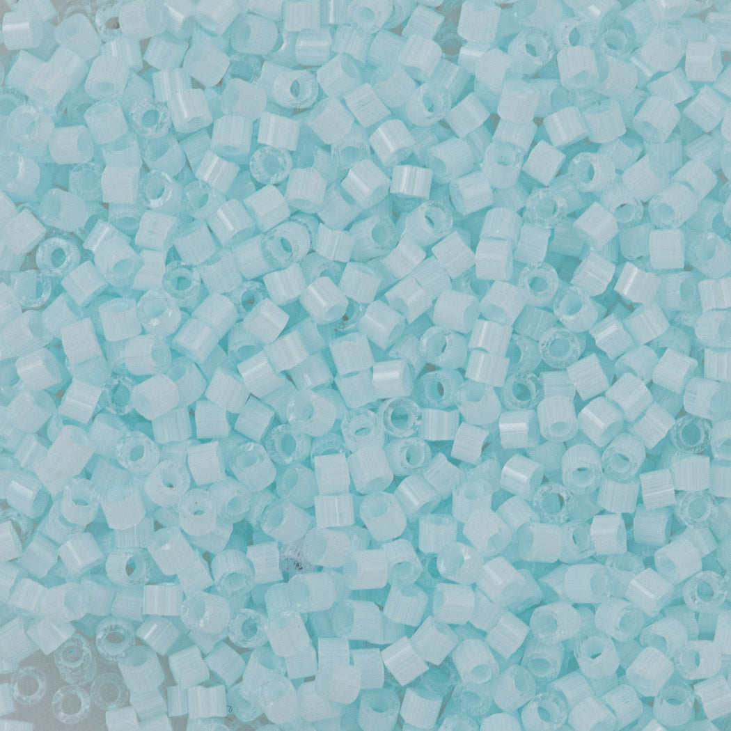 Miyuki Delica Seed Bead 11/0 Silk Inside Dyed Frozen Blue DB1859