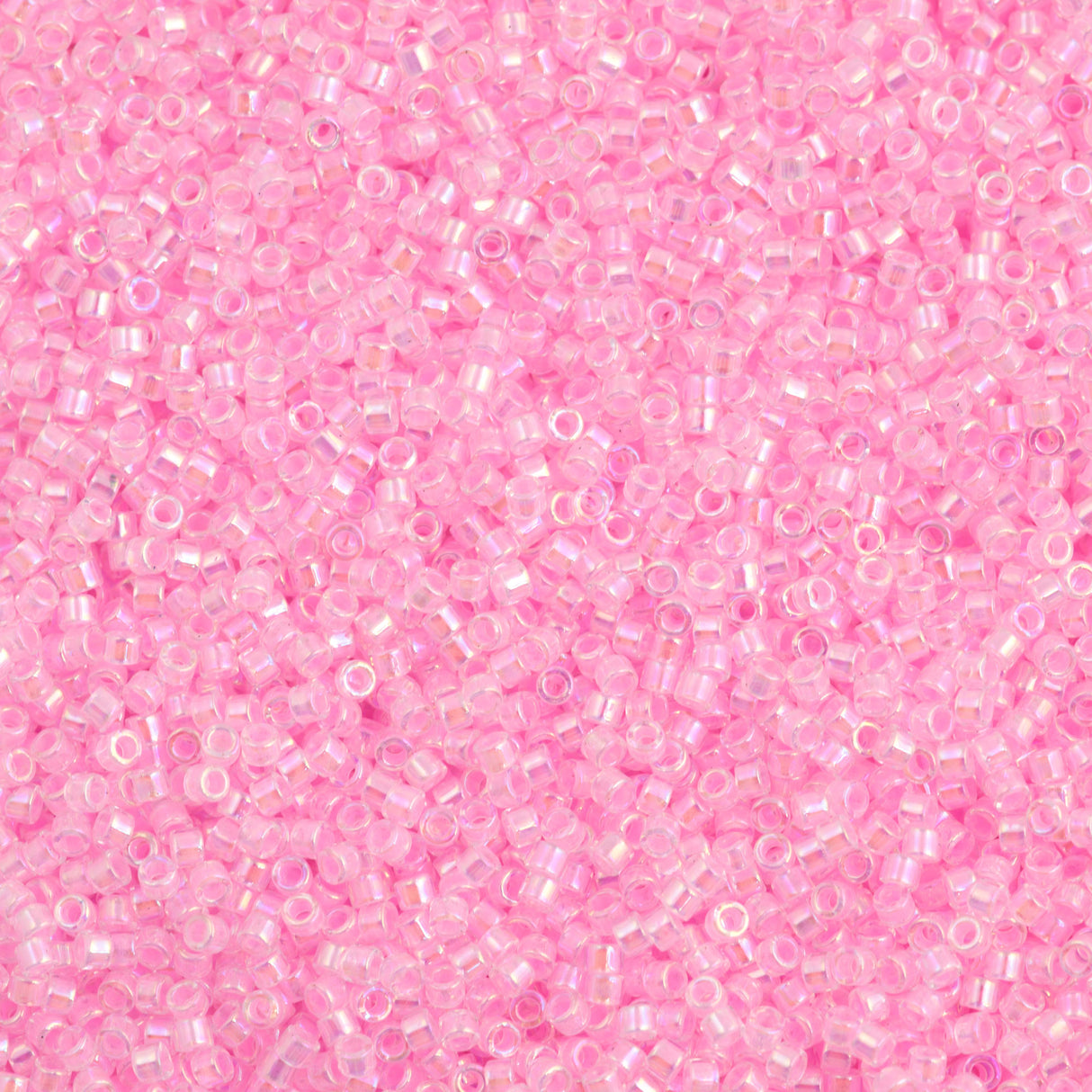 Miyuki Delica Seed Bead 10/0 Lined Pale Pink 7g Tube DBM55