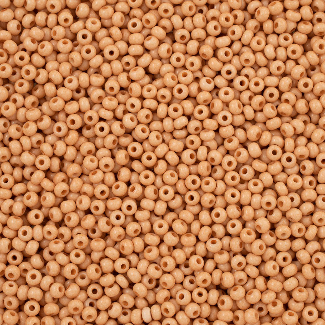 Czech Seed Bead 6/0 Solgel Wheat Opaque 50g (03611)