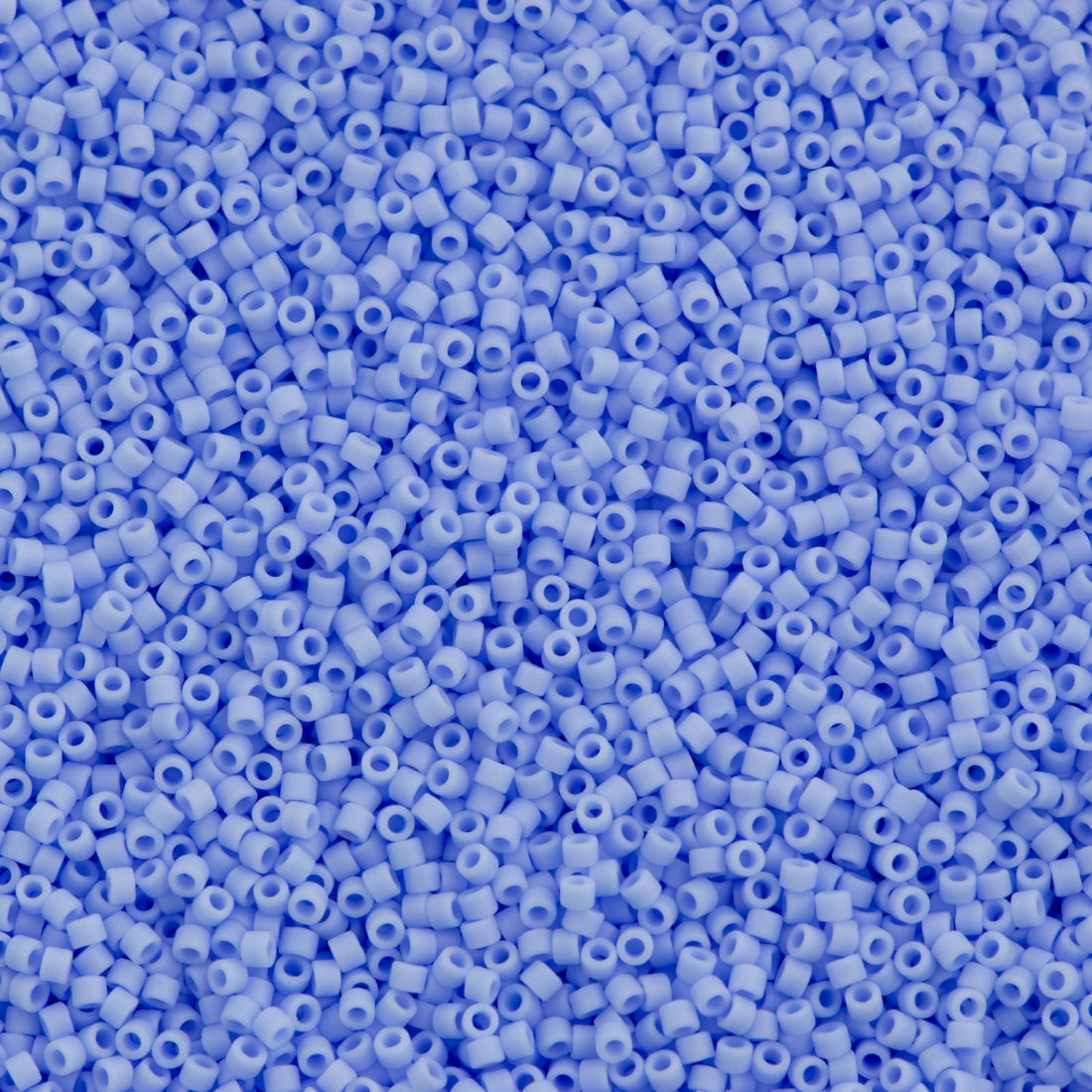 Miyuki Delica Seed Bead 11/0 Matte Blue Agate 2-inch Tube DB1587