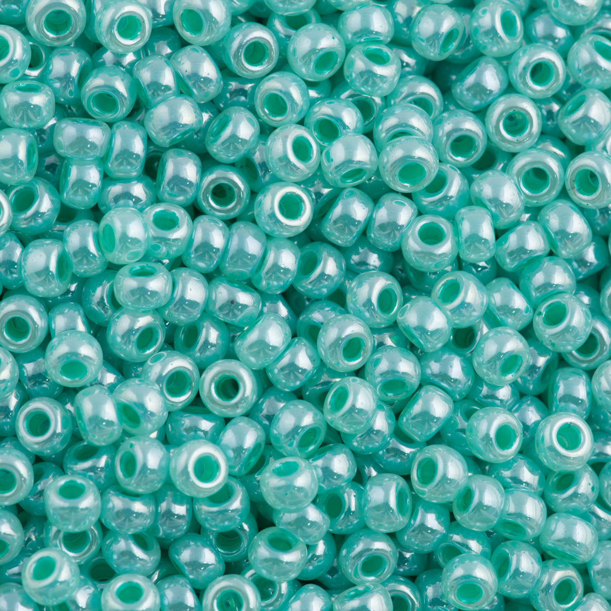 Miyuki Round Seed Bead 6/0 Turquoise Ceylon 20g Tube (536)