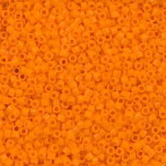 Miyuki Delica Seed Bead 11/0 Opaque Light Orange 2-inch Tube DB1133