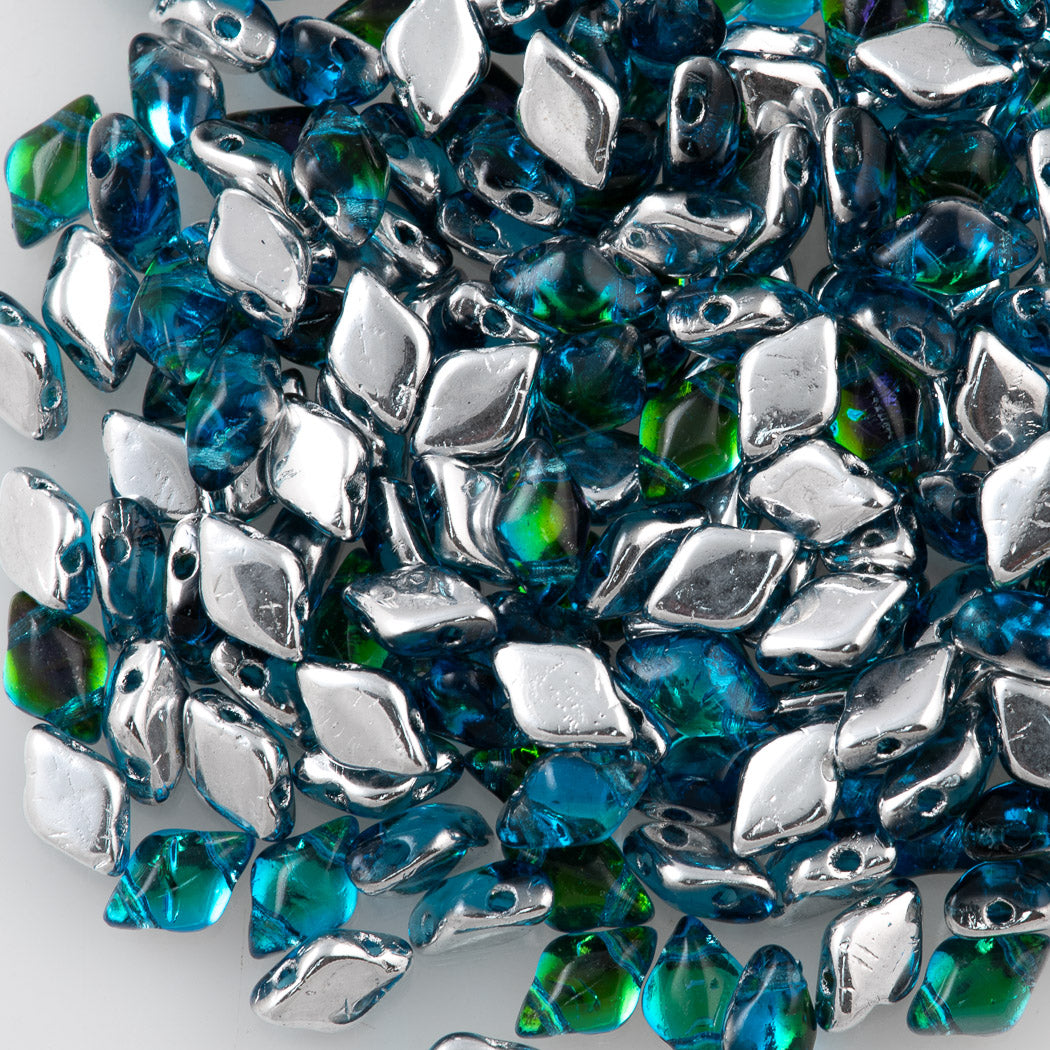 Gemduo Bead 8x5mm Backlit Aquaholic 2-Inch Tube (60020BKT)