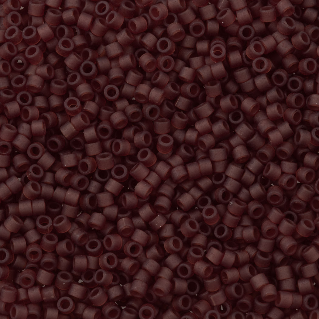 Miyuki Delica Seed Bead 11/0 Matte Transparent Ruby DB1262