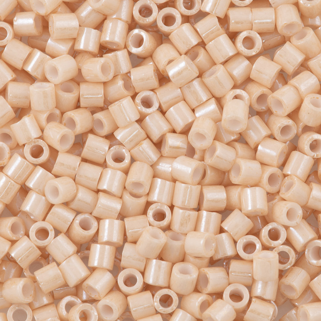 Miyuki Delica Seed Bead 8/0 Opaque Tan Luster DBL204