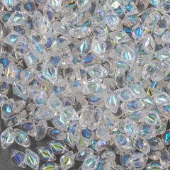 Gemduo Bead 8x5mm Crystal AB 2-Inch Tube (00030AB)