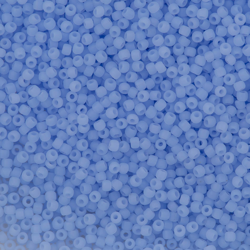 50g Toho Round Seed Bead 11/0 Transparent Ceylon Matte Glacier (146F)