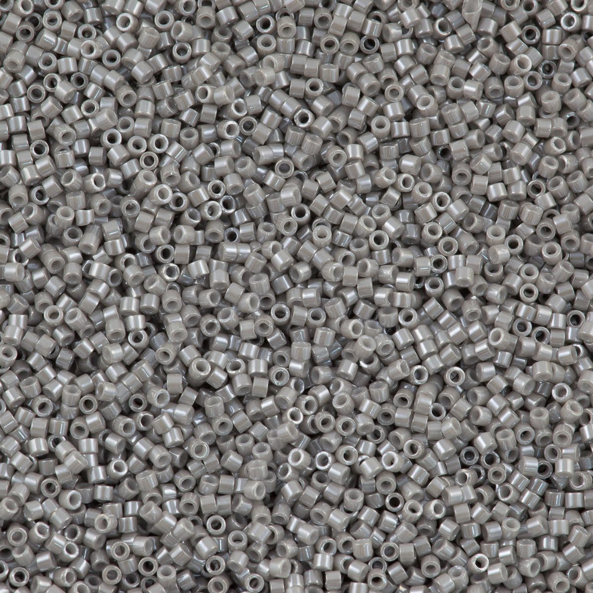 Miyuki Delica Seed Bead 11/0 Opaque Luster Dove Grey 2-inch Tube DB1538