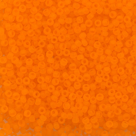 Miyuki Round Seed Bead 8/0 Matte Orange 22g Tube (138F)