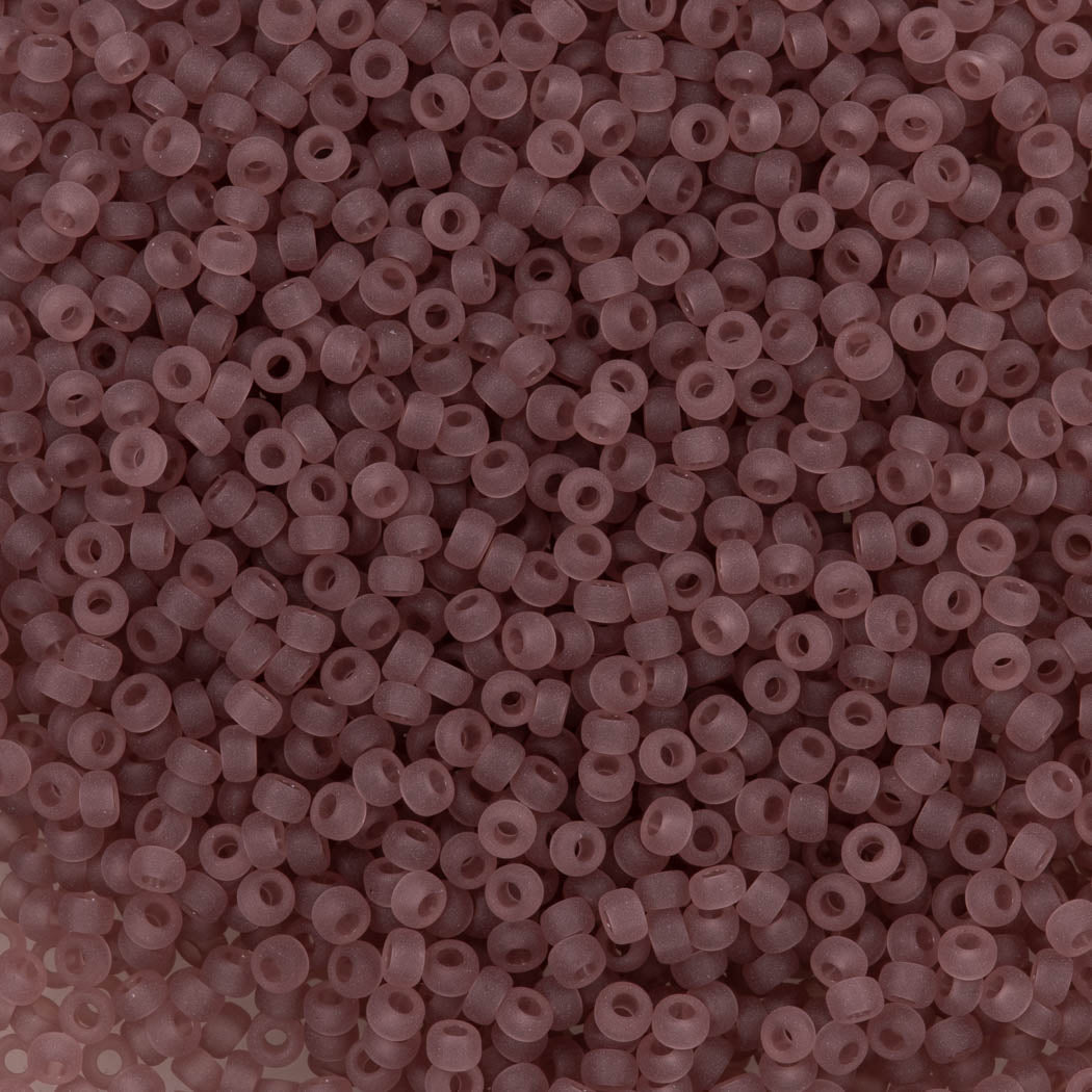 Miyuki Round Seed Bead 11/0 Matte Transparent Amethyst (142F)