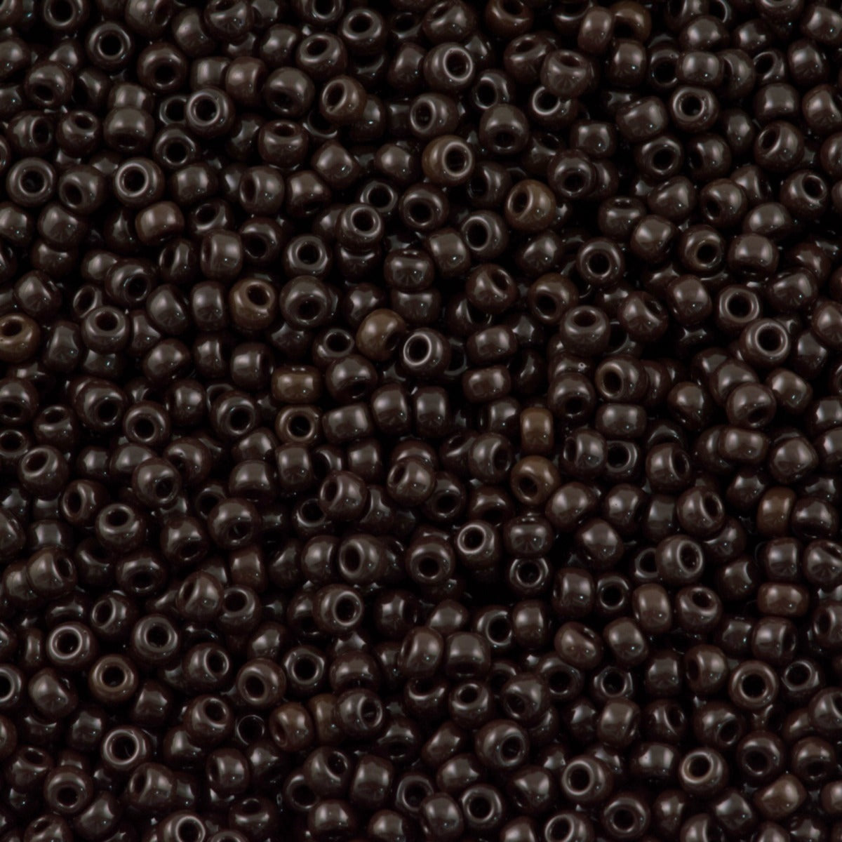 Miyuki Round Seed Bead 8/0 Opaque Brown 22g Tube (409)