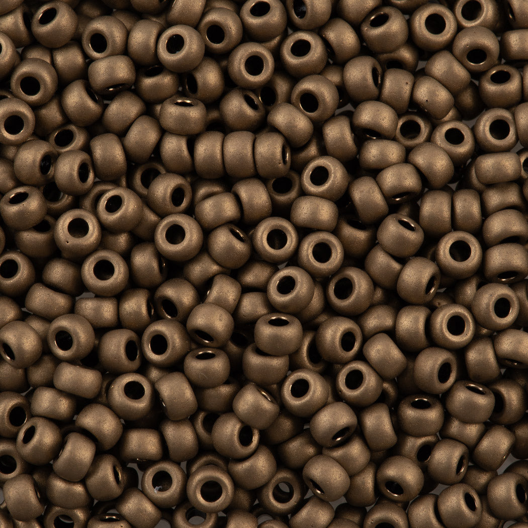 Miyuki Round Seed Bead 6/0 Matte Metallic Bronze (2006)