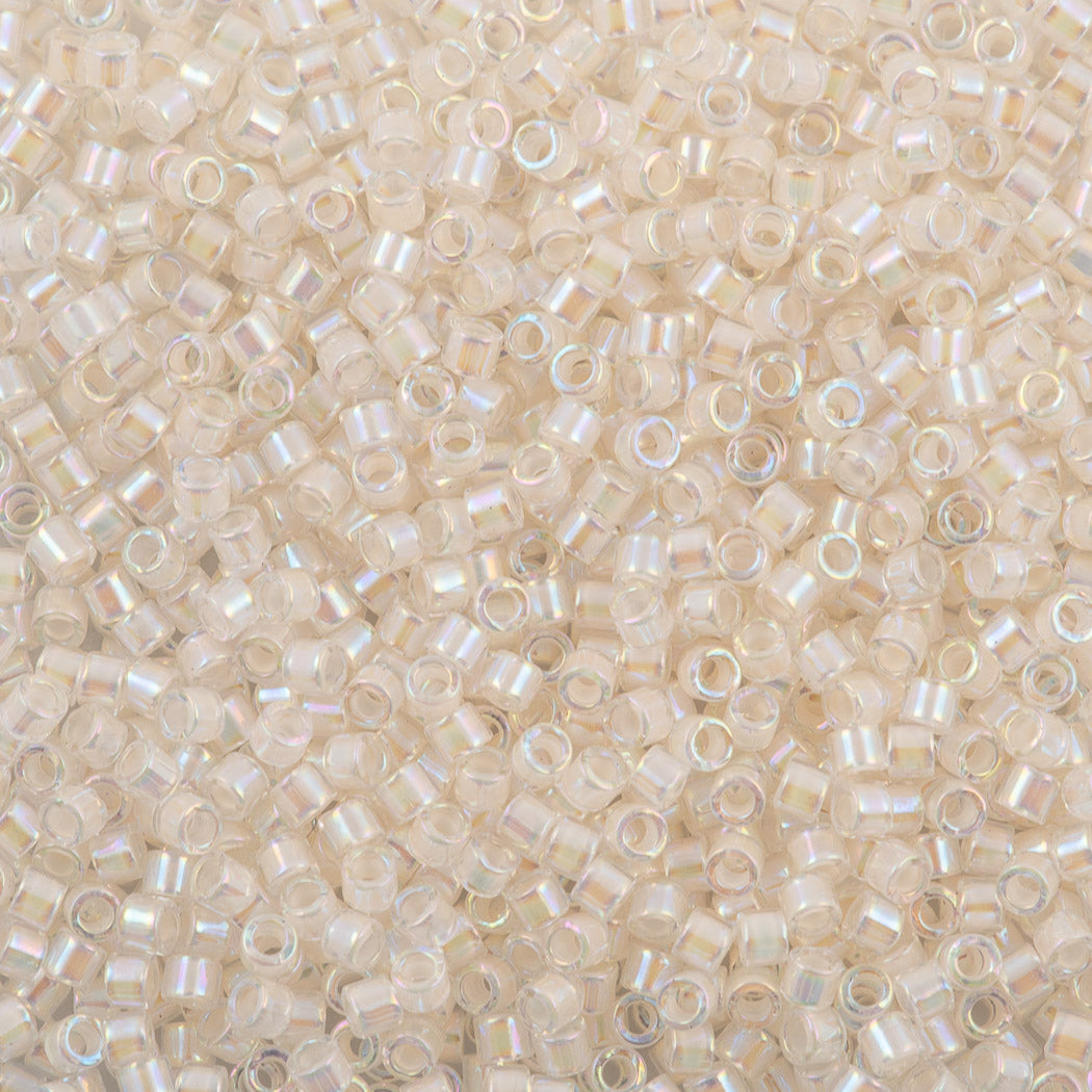 Miyuki Delica Seed Bead 10/0 Inside Dyed Color Pale Peach DBM52