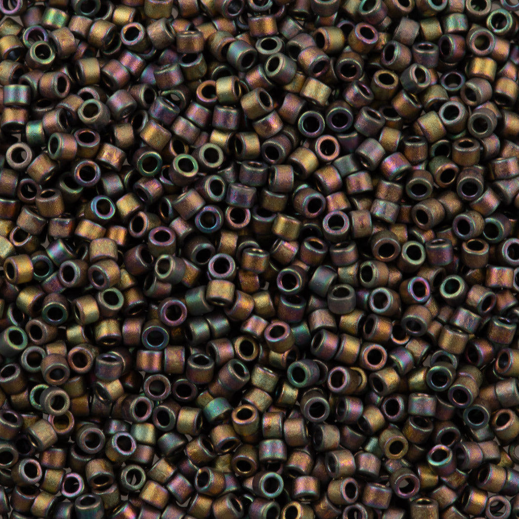 Miyuki Delica Seed Bead 11/0 Matte Metallic Rose Gold Iris DB1056