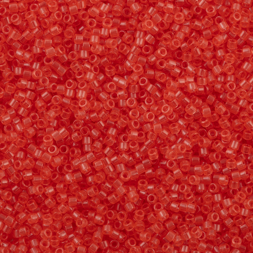 25g Miyuki Delica Seed Bead 11/0 Pink Grapefruit DB1412