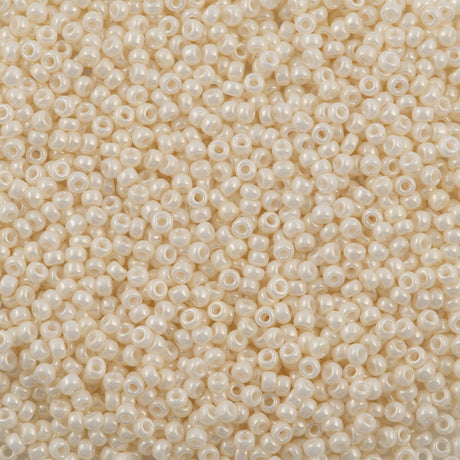 Miyuki Round Seed Bead 11/0 Cream Ceylon (594)