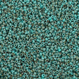 Miyuki Round Seed Bead 15/0 Opaque Seafoam Green Picasso (4514)