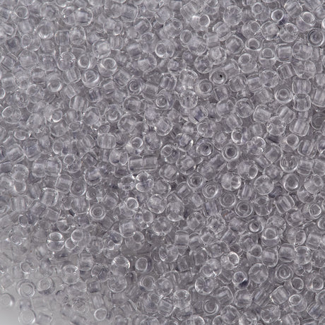 50g Toho Round Seed Bead 8/0 Glow In The Dark Gray Crystal Bright Green (2725)