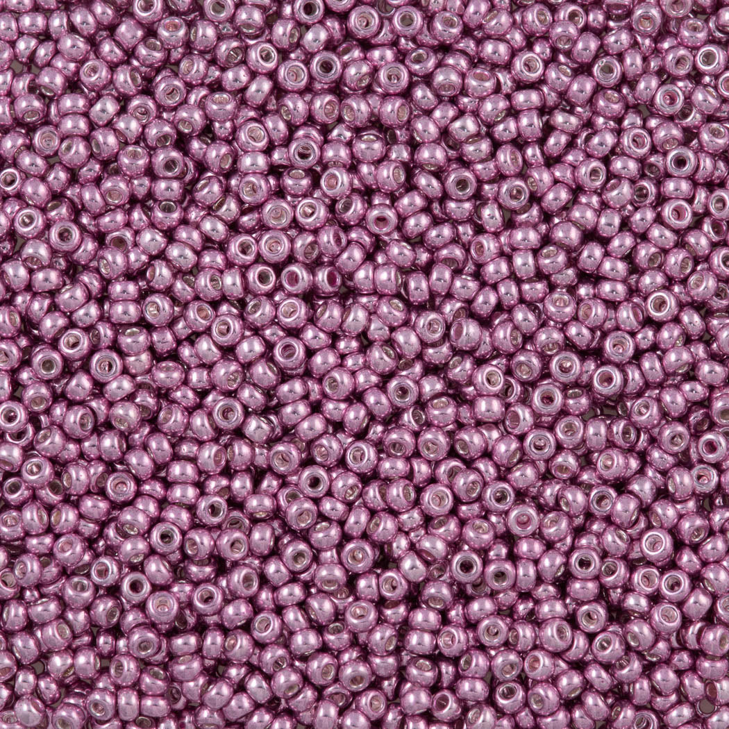 50g Miyuki Round Seed Bead 11/0 Galvanized Rose (1061L)