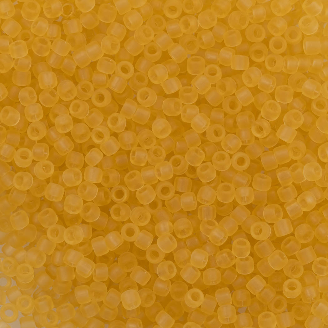Toho Round Seed Bead 15/0 Matte Amber (2F)