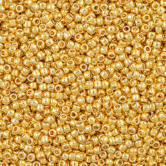 Toho Round Seed Beads 6/0 Permanent Finish Galvanized Starlight 5.5-inch tube (557PF)