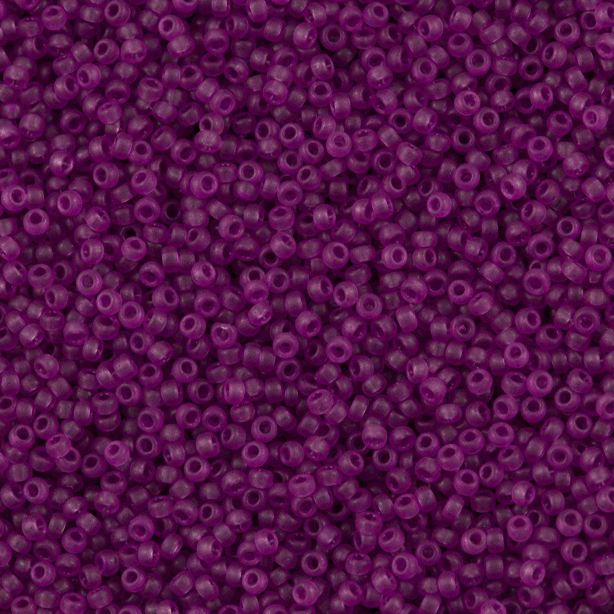 Miyuki Round Seed Bead 15/0 Semi-Matte Dyed Transparent Lavender 2-inch Tube (1620)