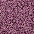Miyuki Round Seed Bead 15/0 Opaque Dark Orchid Luster 2-inch Tube (1867)