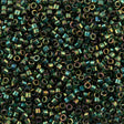 Miyuki Delica Seed Bead 11/0 Transparent Emerald Gold Luster AB DB125