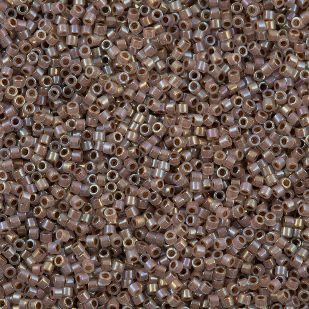 25g Miyuki Delica Seed Bead 11/0 Inside Dyed Color Silverberry DB1749