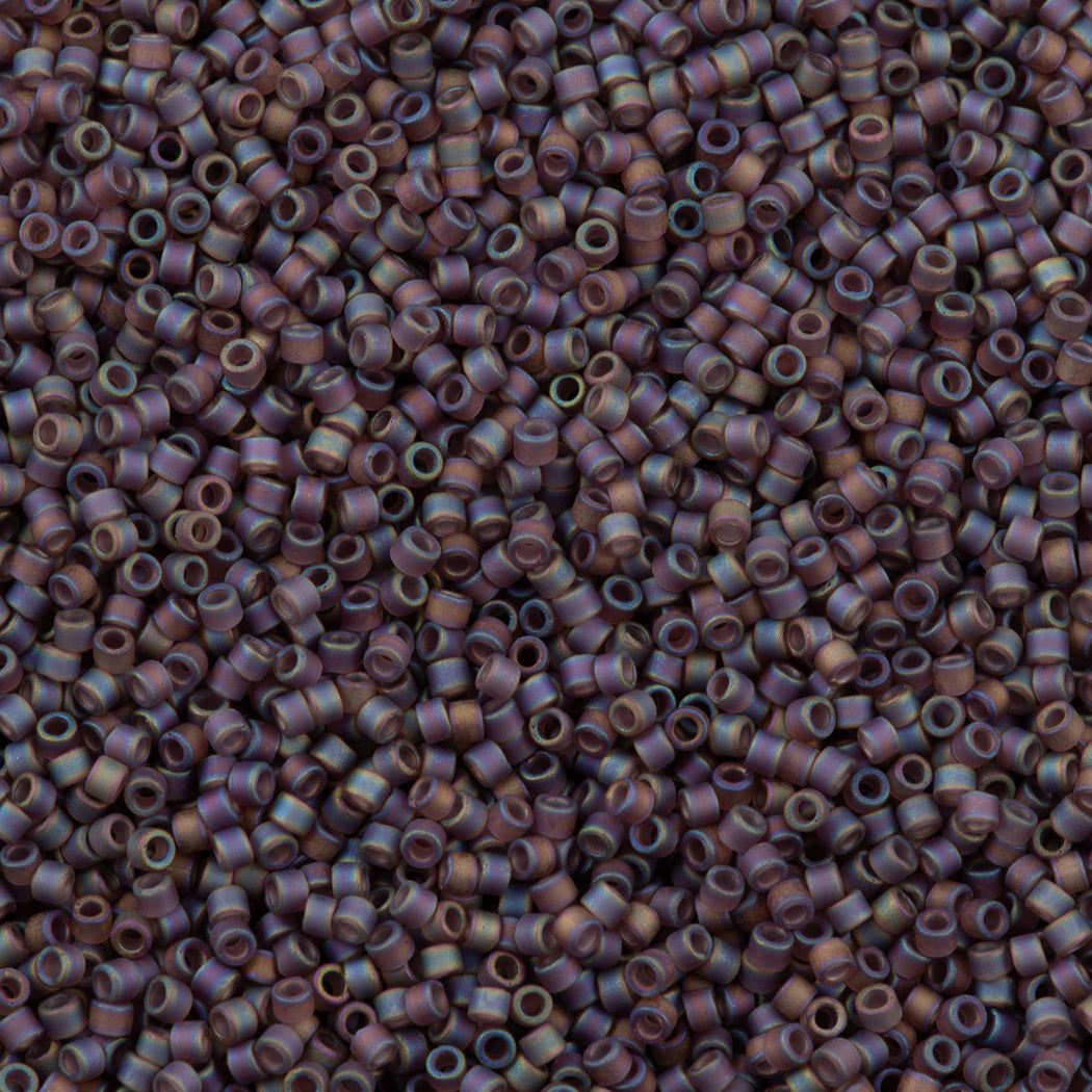 25G Miyuki Delica Seed Bead 11/0 Matte Transparent Wine AB DB869