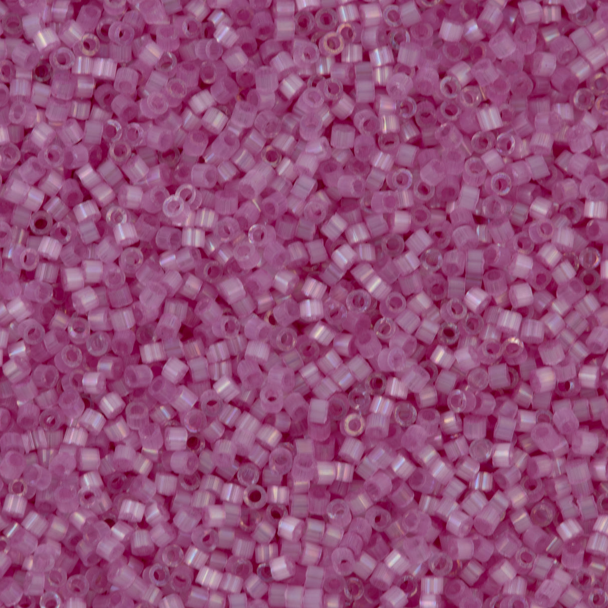 25g Miyuki Delica Seed Bead 11/0 Silk Inside Dyed Orchid AB DB1866