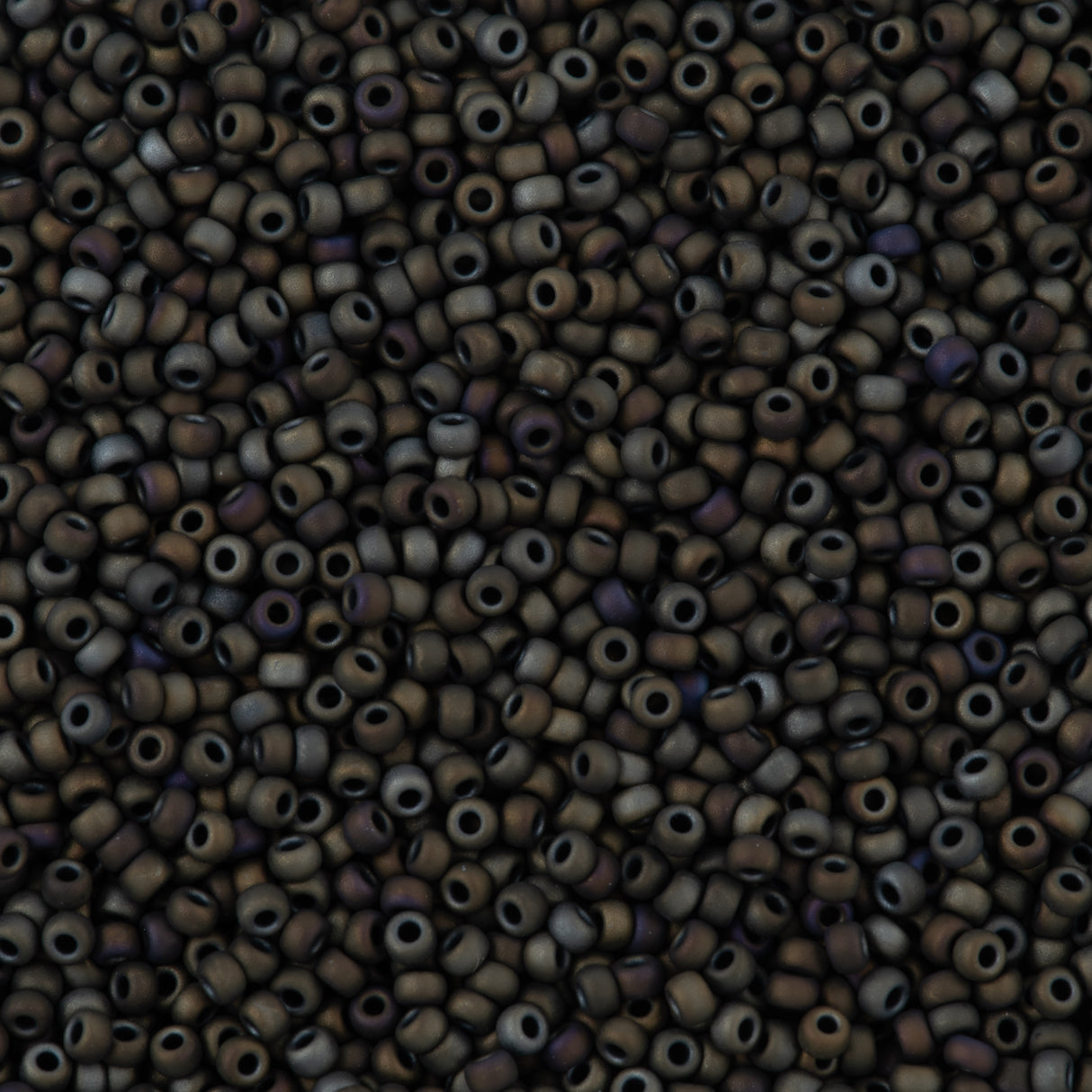 50g Miyuki Round Seed Bead 11/0 Metallic Matte Olive (2013)