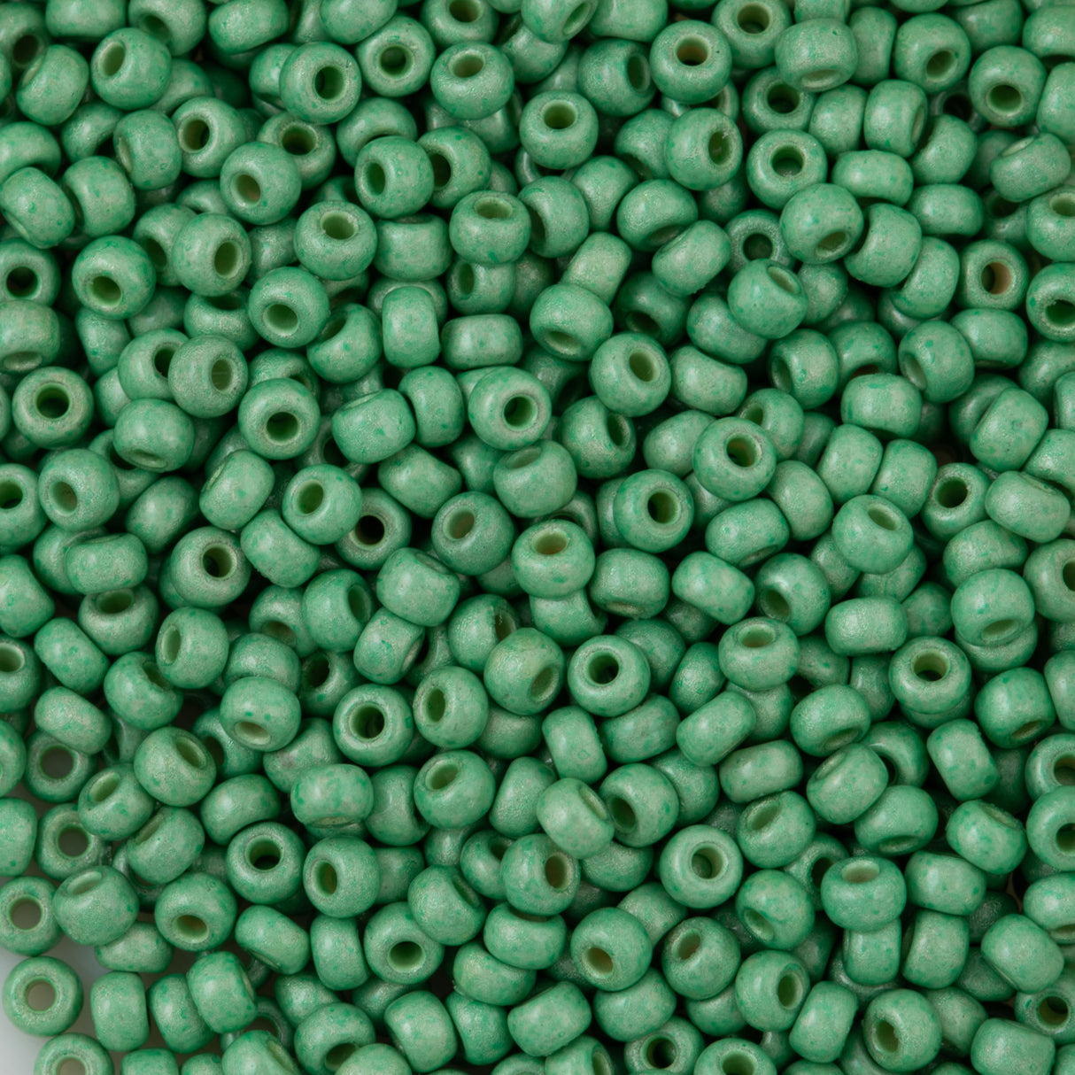 Miyuki Round Seed Bead 8/0 Duracoat Matte Galvanized Dark Mint Green (4214F)