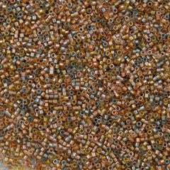 Miyuki Delica Seed Bead 11/0 Inside Dyed Color Taupe Amber Mix DB981