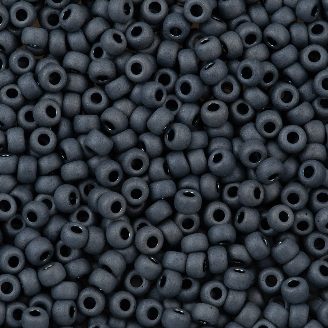 Miyuki Round Seed Bead 6/0 Matte Metallic Royal Blue (1254)