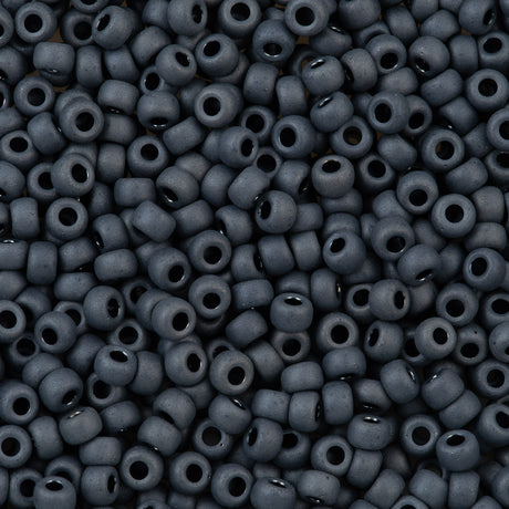 Miyuki Round Seed Bead 6/0 Matte Metallic Royal Blue (1254)