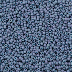 Miyuki Round Seed Bead 11/0 Opaque Matte Blue Lilac 22g Tube (2030)