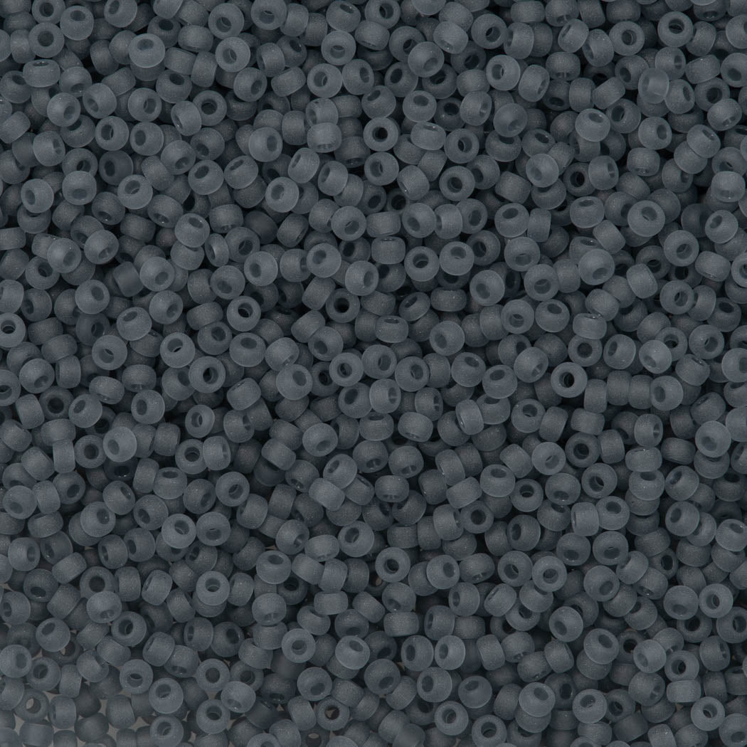 Miyuki Round Seed Bead 11/0 Matte Grey 22g Tube (152F)