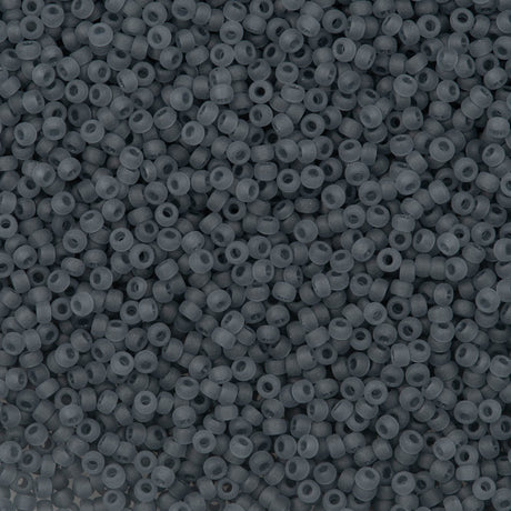 Miyuki Round Seed Bead 11/0 Matte Grey 22g Tube (152F)
