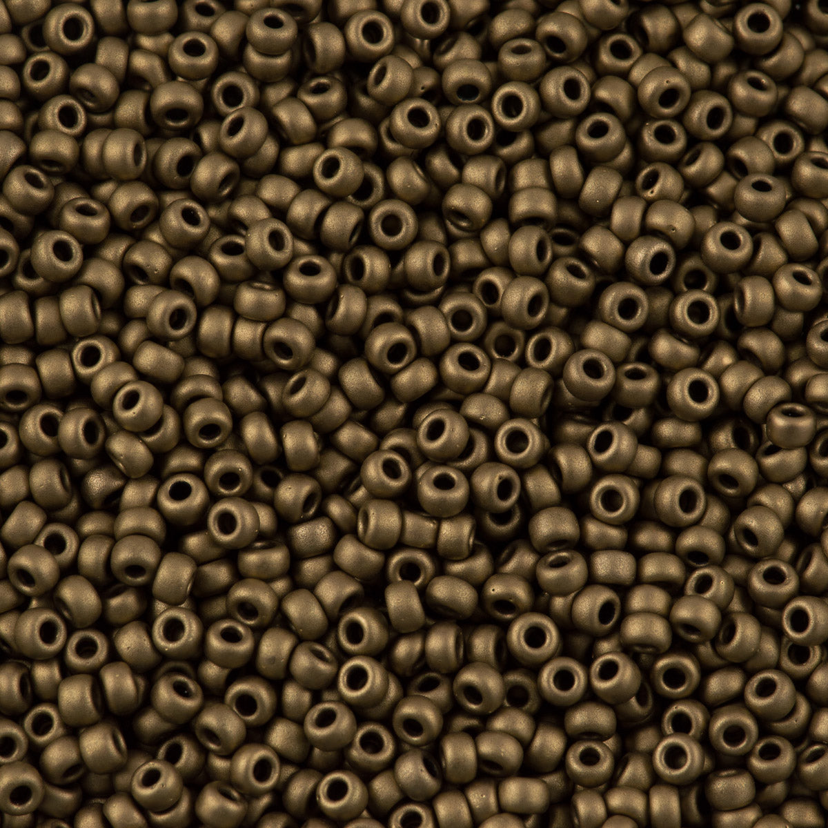 Miyuki Round Seed Bead 8/0 Metallic Matte Bronze 22g Tube (2006)