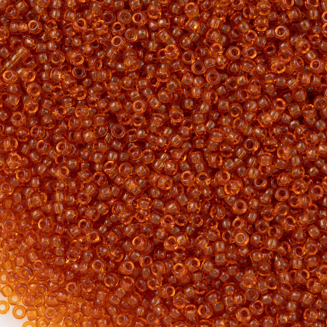 Miyuki Round Seed Bead 8/0 Transparent Topaz (133)