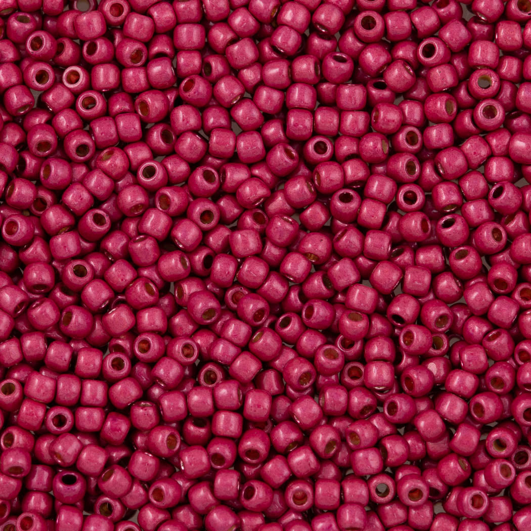 Toho Round Seed Bead 11/0 PermaFinish Matte Galvanized Orchid (563PFF)
