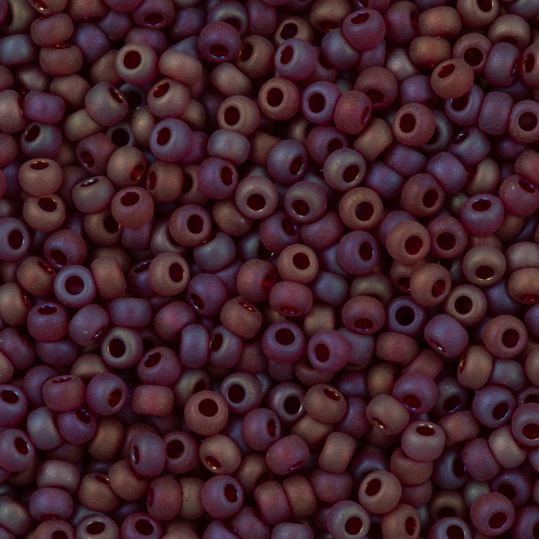 Czech Seed Bead 8/0 Garnet Matte AB (91120M)