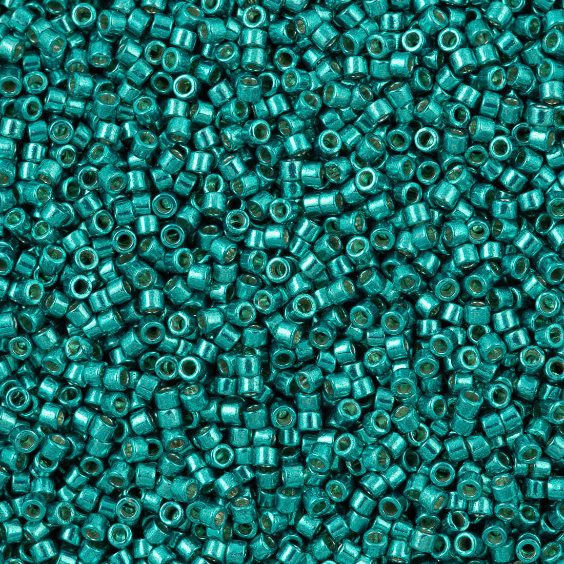 Miyuki Delica Seed Bead 11/0 Duracoat Galvanized Dark Aqua Green DB2506