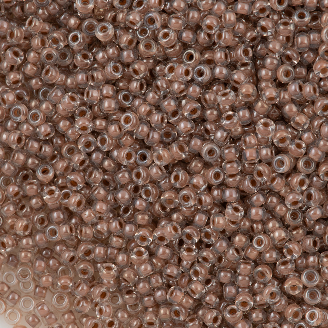 Miyuki Round Seed Bead 11/0 Inside Color Lined Mocha (224)