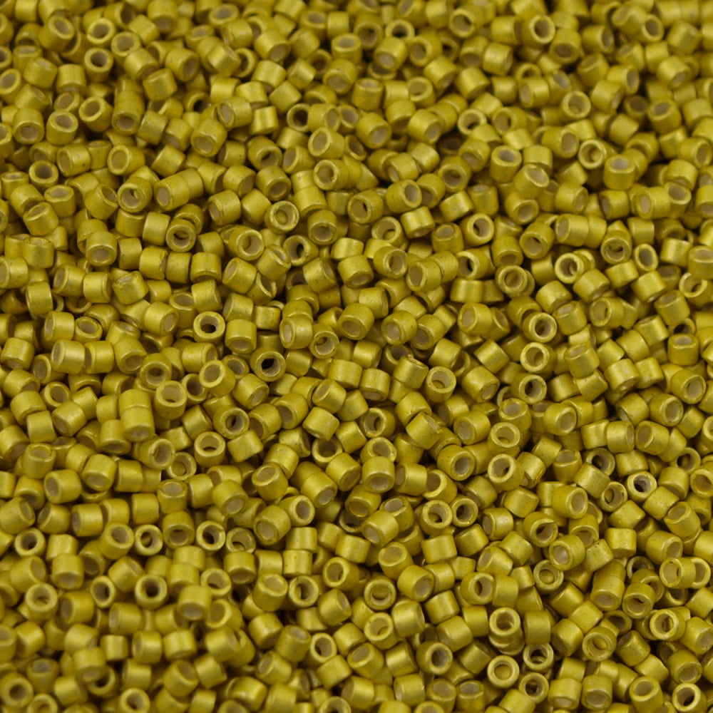 Miyuki Delica Seed Bead 11/0 Galvanized Matte Zest 2-inch Tube DB1154