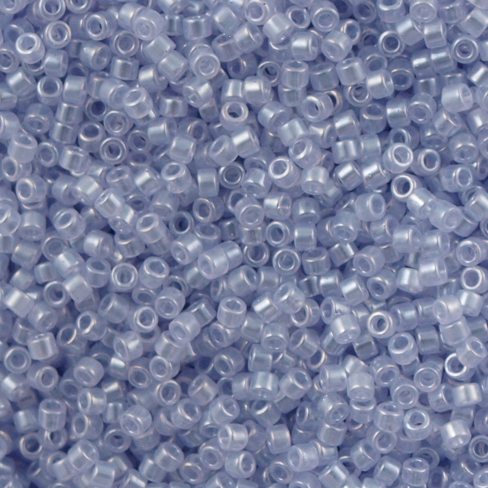 Miyuki Delica Seed Bead 11/0 Lavender Crystal Glazed Luster 2-inch Tube DB1476