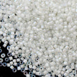 Miyuki Delica Seed Bead 11/0 Inside Color Lined White 2-inch Tube DB66