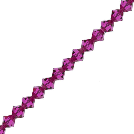 42 Preciosa Crystal 3mm Bicone Bead Fuschia (70350)